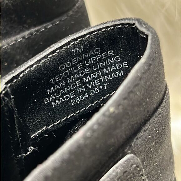 New Nine West Querna Black Zip Up Ankle Boots Size 7M. B67 - Picture 6 of 9